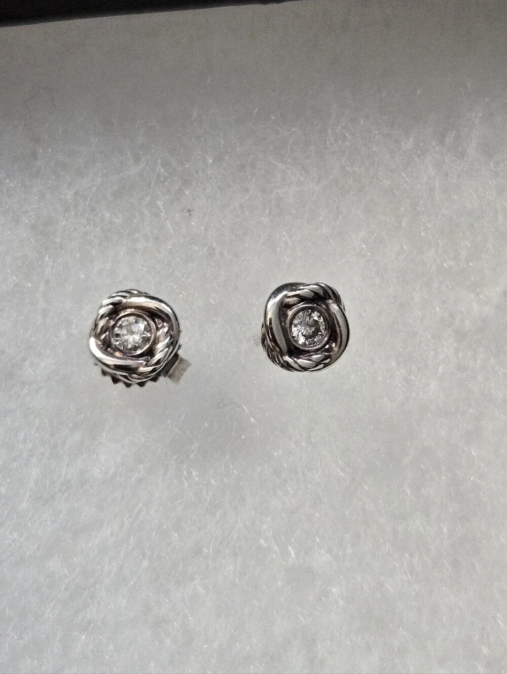 David Yurman Infinity Stud Earrings